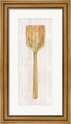 Framed Vintage Kitchen Wooden Spatula Print