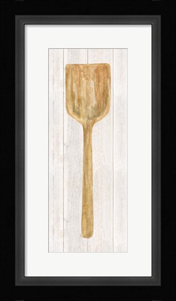 Framed Vintage Kitchen Wooden Spatula Print