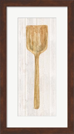 Framed Vintage Kitchen Wooden Spatula Print