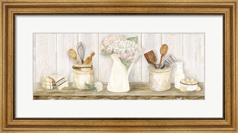 Framed Vintage Kitchen Panel Print