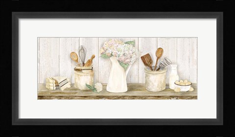 Framed Vintage Kitchen Panel Print
