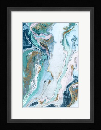 Framed Marble Petroleum II Print
