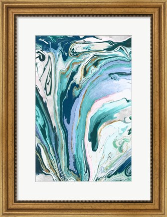 Framed Marble Petroleum III Print