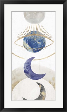 Framed Crescent Moon II Print