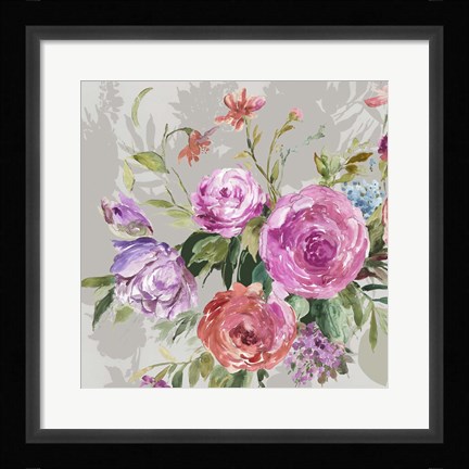 Framed Botanical Bouquet Print