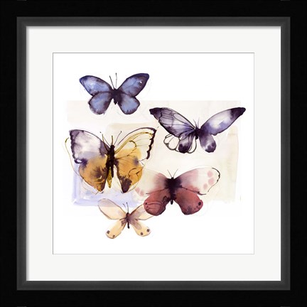 Framed Butterfly Fly Away III Print