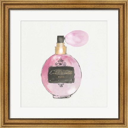 Framed Perfume Paris I Print