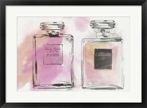 Framed Perfume Paris II Print
