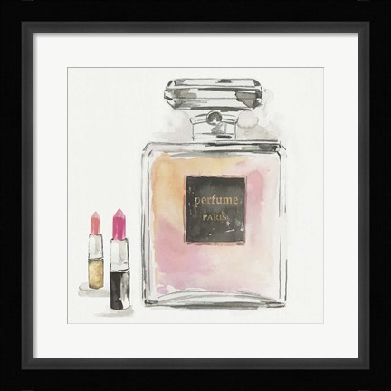 Framed Perfume Paris III Print