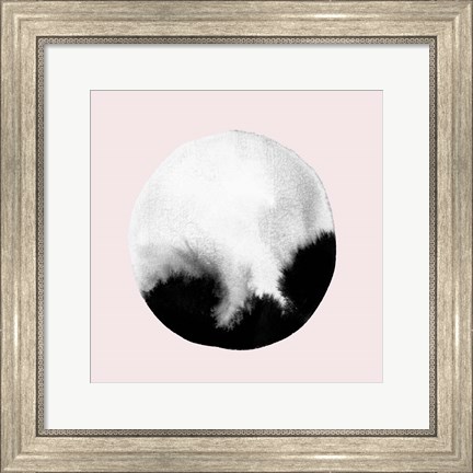 Framed New Moon I Blush Print
