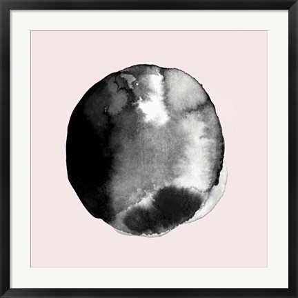 Framed New Moon II Blush Print