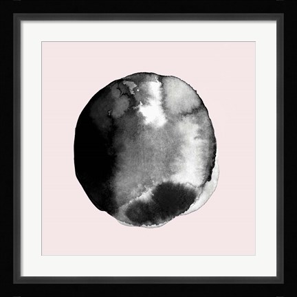 Framed New Moon II Blush Print