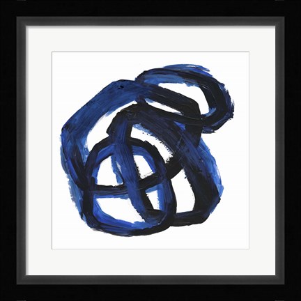 Framed Eternal Indigo III Print