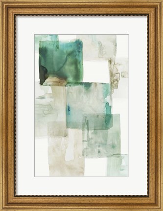 Framed Aperture II Green Print