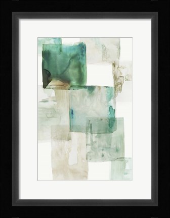 Framed Aperture II Green Print