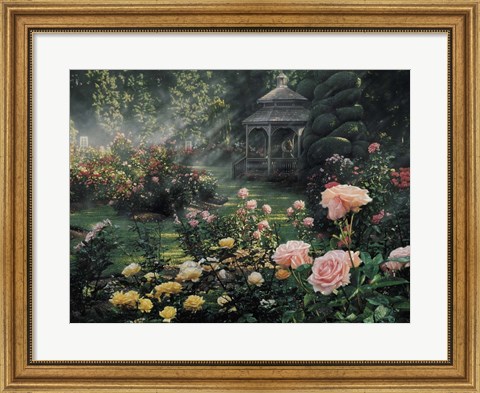 Framed Rose Garden - Paradise Found Print