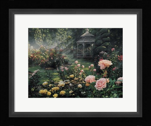 Framed Rose Garden - Paradise Found Print