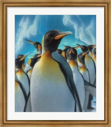 Framed Penguin Paradise Print