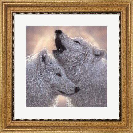 Framed Wolves - Love Song Print