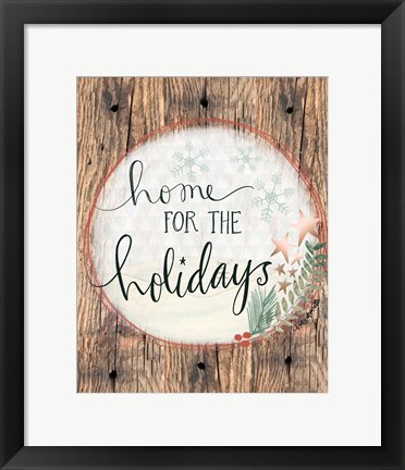 Framed Home for the Holidays Print