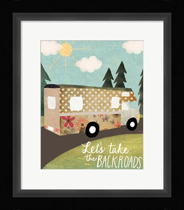 Framed Backroads Print