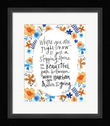 Framed Beautiful Path Print