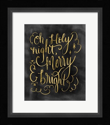 Framed Holy Night Print