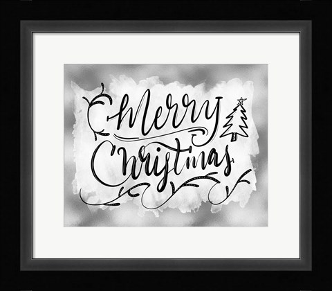 Framed Merry Christmas Print