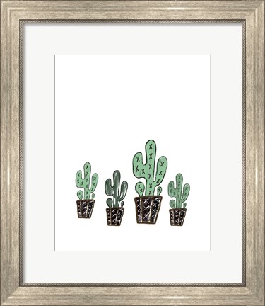 Framed Cactus Set Print