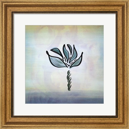 Framed Watercolor Flower Print