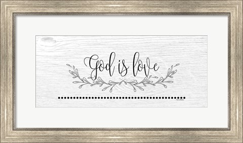 Framed God is Love Print