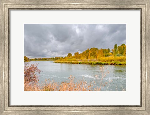 Framed Snake River Autumn VI Print