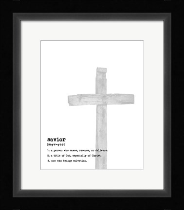 Framed Savior Print