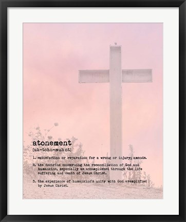 Framed Atonement III Print