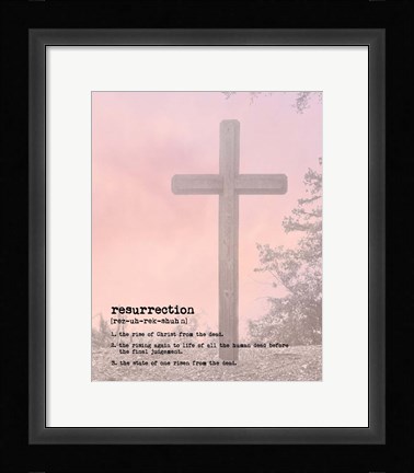 Framed Resurrection III Print