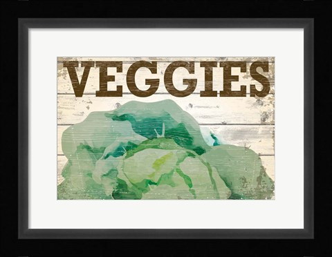 Framed Veggies Print