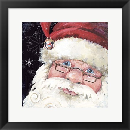 Framed Santa Selfie Print