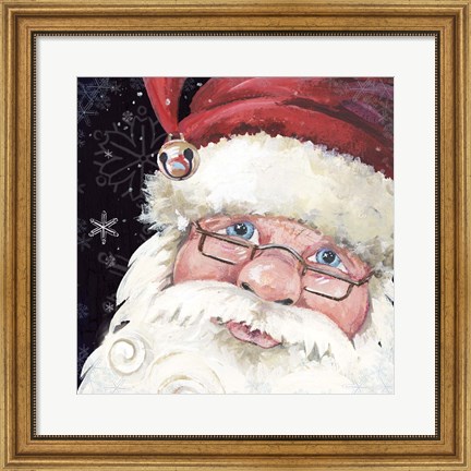 Framed Santa Selfie Print