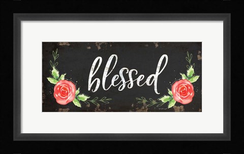 Framed Blessed Print