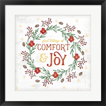 Framed Tidings of Comfort Print