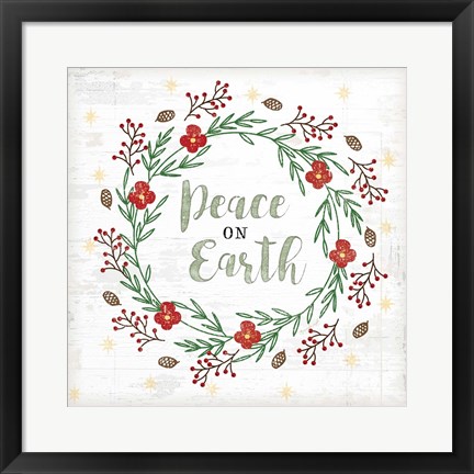 Framed Peace on Earth Print