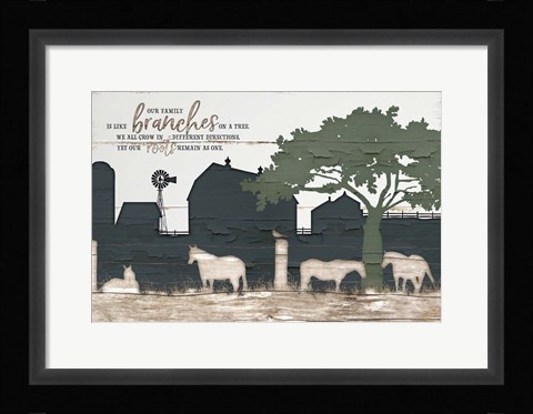Framed Homestead IV Print