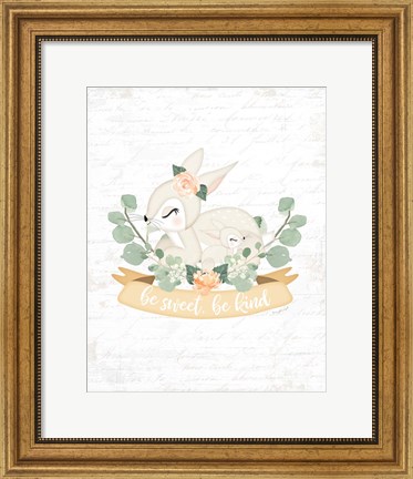 Framed Sweet Little Bunny Print