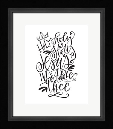 Framed Holy Night Print