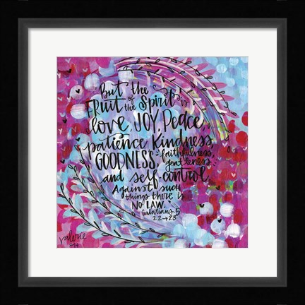 Framed Fruit of the Spirit Print