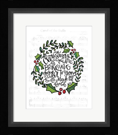 Framed Christmas is Here Print