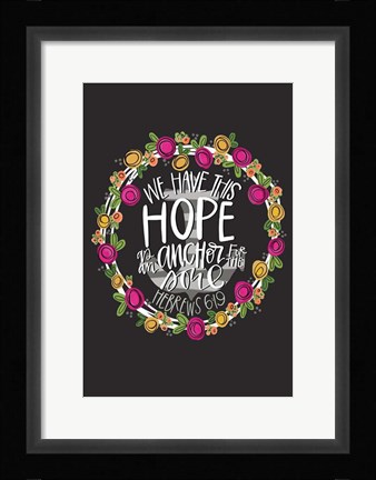 Framed Hope Print