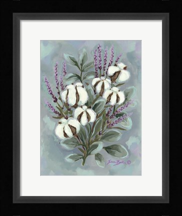 Framed Lavender in the Light I Print