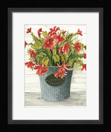 Framed Merry Christmas Pot Print