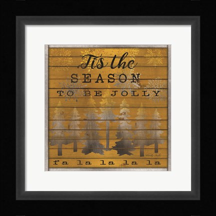 Framed Tis the Season to be Jolly Print